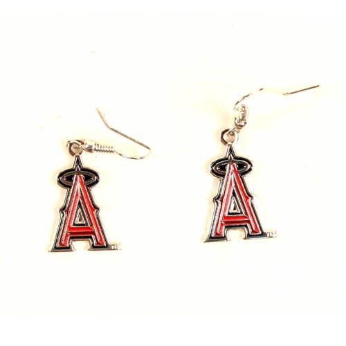 Los Angeles Angels Earrings - AMCO Series2 - Dangle Earrings - $2.75 Per Pair - Wholesale Los Angeles Angels Products - Angels Merchandise
