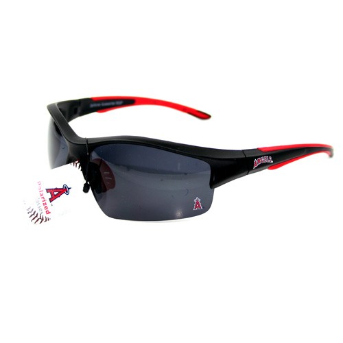 Los Angeles Angels Sunglasses - Polarized Cali#03 Blade Style - 12 Pair For $48.00 - Wholesale Los Angeles Angels Products - Angels Merchandise
