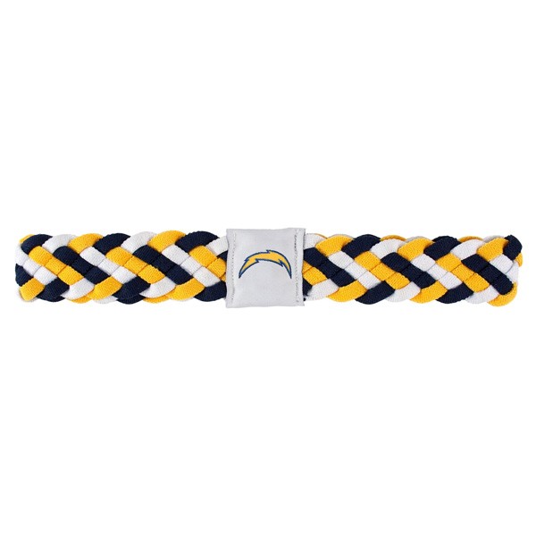Los Angeles Chargers Headbands - Braided Style - 12 For $24.00 - Wholesale Los Angeles Chargers Products - Chargers Merchandise