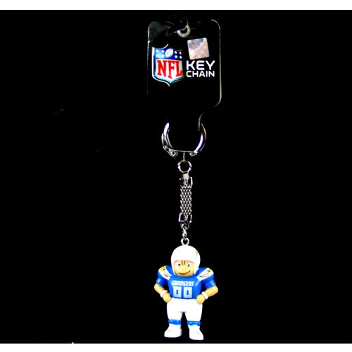 Los Angeles Chargers Keychains - Lil Bratz Football Dude Style - 12 For $18.00 - Wholesale Los Angeles Chargers Products - Chargers Merchandise