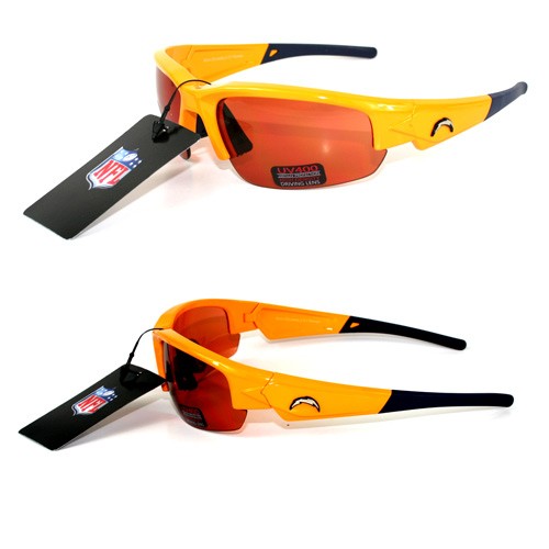 Los Angeles Chargers Sunglasses - Yellow Dynasty Style - 2 Pair For $12.00 - Wholesale Los Angeles Chargers Products - Chargers Merchandise 2