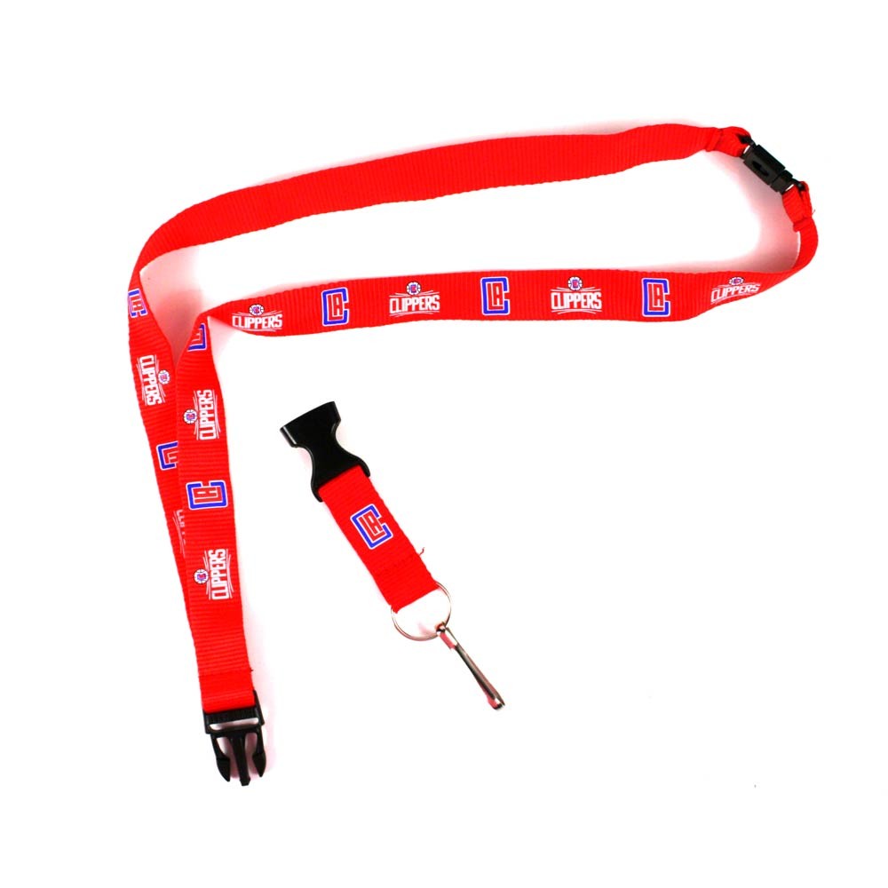 Los Angeles Clippers Lanyards - Red With Neck Release - 12 For $27.00 - Los Angeles Clippers