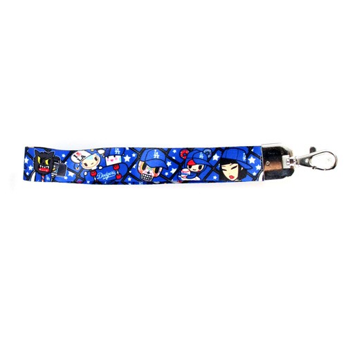 Los Angeles Dodgers Carabiners - Toon Style Wristlets - 12 For $18.00 - Wholesale Los Angeles Dodgers Products - Dodgers Merchandise