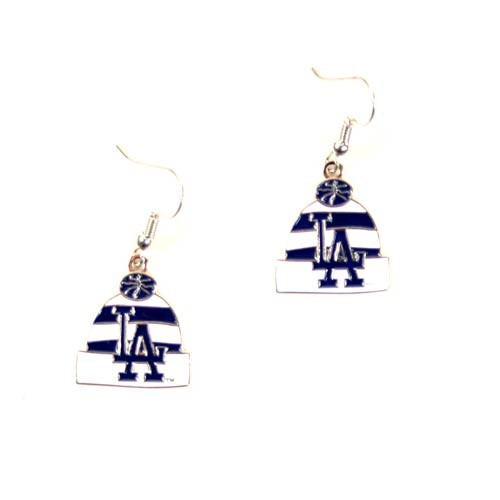 Los Angeles Dodgers Earrings - The KNITSTER Style - $3.00 Per Pair - Wholesale Los Angeles Dodgers Products - Dodgers Merchandise