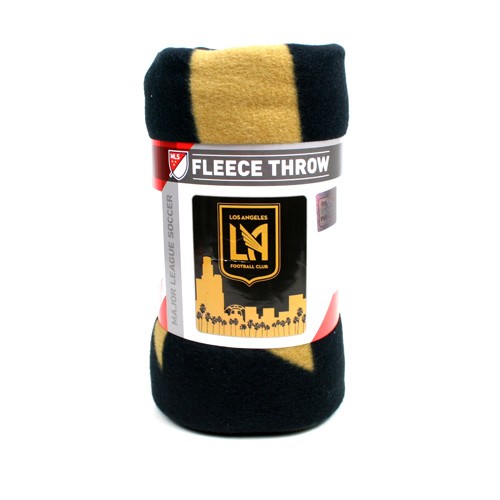 Los Angeles FC Blankets - 50" x60" Fleece - Skyline Style - $9.50 Each