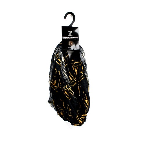 Los Angeles FC Scarves - Logo Repeater Style Infinity Scarves - 2 For $15.00