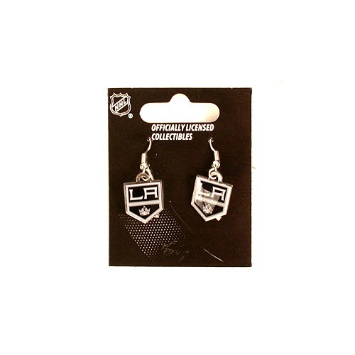 Los Angeles Kings Earrings - Classic Amco Style Dangle - $2.75 Per Pair - Los Angeles Kings