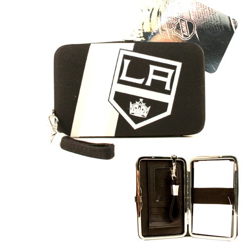 Los Angeles Kings Wristlet - Distressed Look Tech Wristlet/Wallet - 12 For $54.00 - Los Angeles Kings