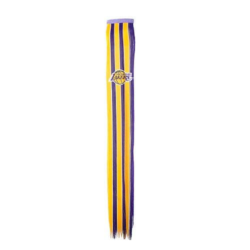 Los Angeles Lakers Fan Gear - Fan Hair Extensions - $3.00 Each - Los Angeles Lakers