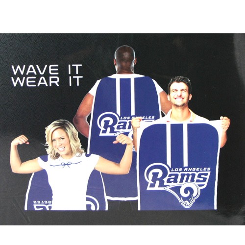 Los Angeles Rams Flags - 36"x47" Fan Flags - 4 For $20.00 - Wholesale Los Angeles Rams Products - Rams Merchandise