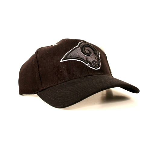 Los Angeles Rams Merchandise - Black on Black Tonal Sideline Caps - $4.00 Each - Wholesale Los Angeles Rams Products - Rams Merchandise