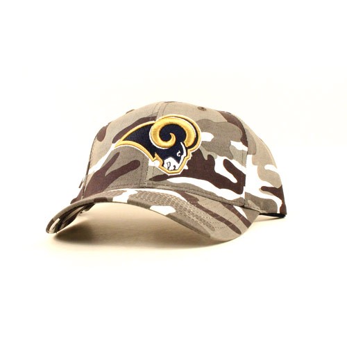 Los Angeles Rams Merchandise - Black/Gray Camouflage Caps - $4.00 - Wholesale Los Angeles Rams Products - Rams Merchandise