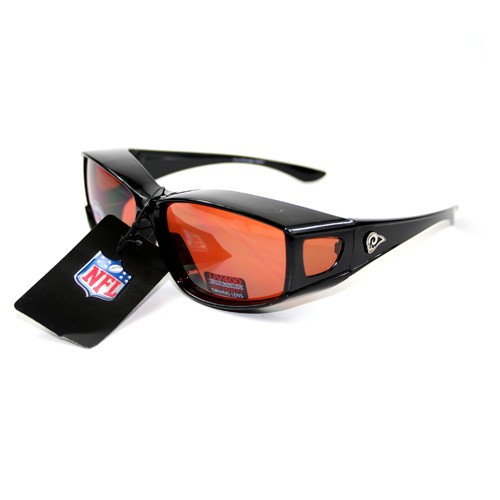 Los Angeles Rams Sunglasses - Large OTGMaxx Shields - 2 Pair For $6.00 - Wholesale Los Angeles Rams Products - Rams Merchandise