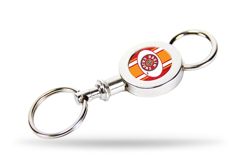Louisiana Lafayette Ragin Cajuns Keychains - Quick Release Style - 12 For $30.00