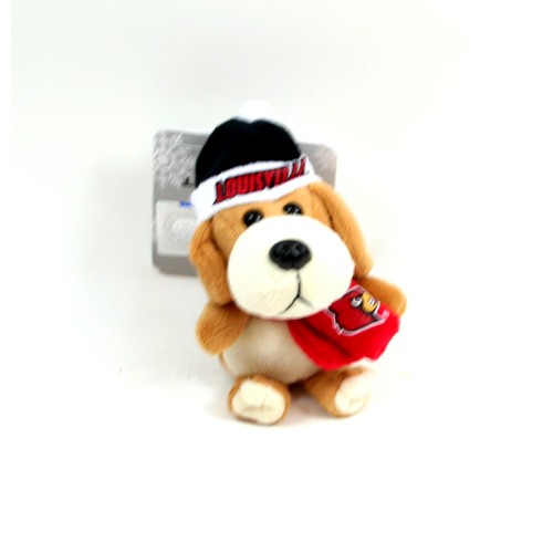 Louisville Cardinals Ornaments - 4" Plush Dog Style Ornaments - 12 For $30.00 - Louisville Cardinals