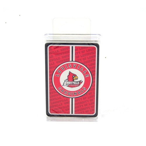 Louisville Cardinals Playing Cards - Plastic Case Style - 12 Decks For $24.00 - Louisville Cardinals