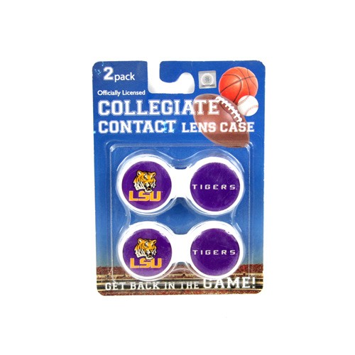 LSU Tigers - 2Pack Set Contact Lens Cases - 12 Sets For $18.00 - LSU