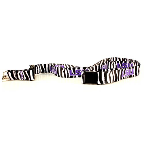 LSU Tigers - The ZEBRA Style Lanyards - 12 For $30.00 - LSU