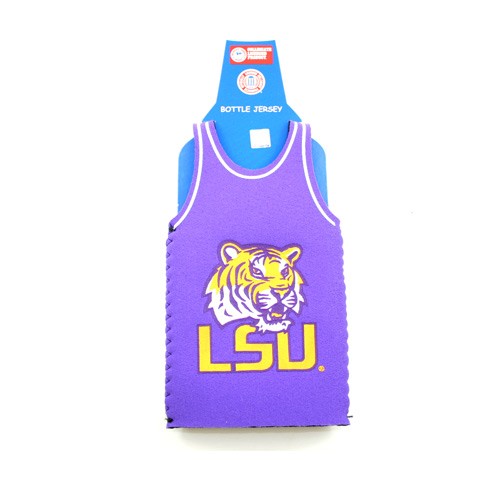 LSU Tigers Bottle Huggies - Purple Neoprene Jersey Bottle Huggies - 12 For $18.00 - LSU