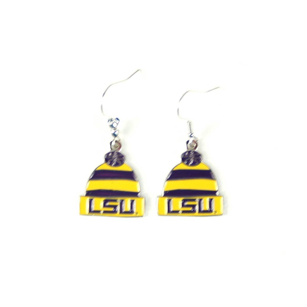 LSU Tigers Earrings - The KNITSTER - $3.00 Per Pair - LSU