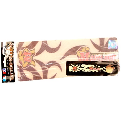 Maryland Terapins Merchandise - Arm Tattoo Sleeves - 12 For $18.00 - Maryland Terapins