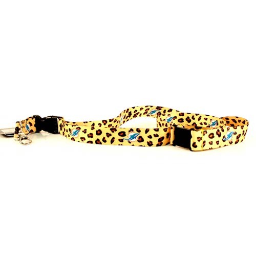 Miami Dolphins - The LEOPARD Series Lanyards - 12 For $30.00 - Wholesale Miami Dolphins Products - Dolphins Merchandise