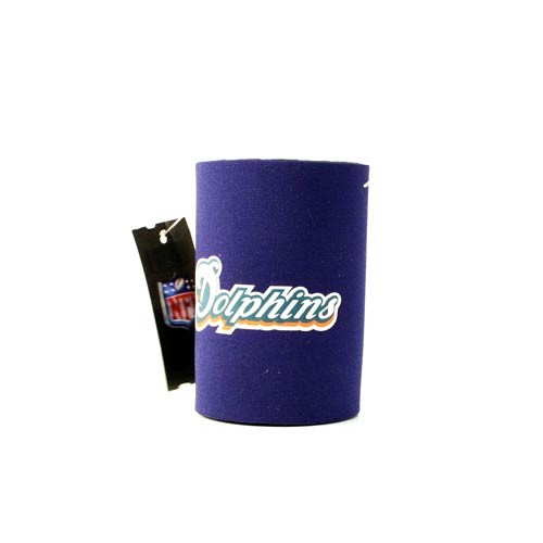 Miami Dolphins Huggies - Blue Neoprene Can Huggies - 12 For $24.00 - Wholesale Miami Dolphins Products - Dolphins Merchandise 2