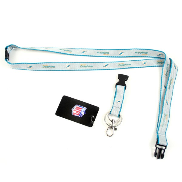 Miami Dolphins Lanyards - The ULTRA TECH Series - 12 For $30.00 - Wholesale Miami Dolphins Products - Dolphins Merchandise