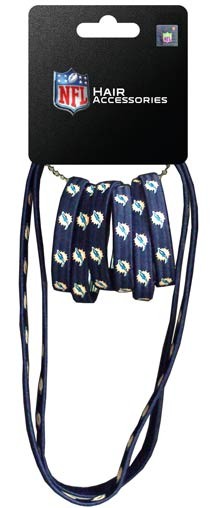 Miami Dolphins Merchandise - 8PC Pony/Headband Set - $3.50 Per Set - Wholesale Miami Dolphins Products - Dolphins Merchandise