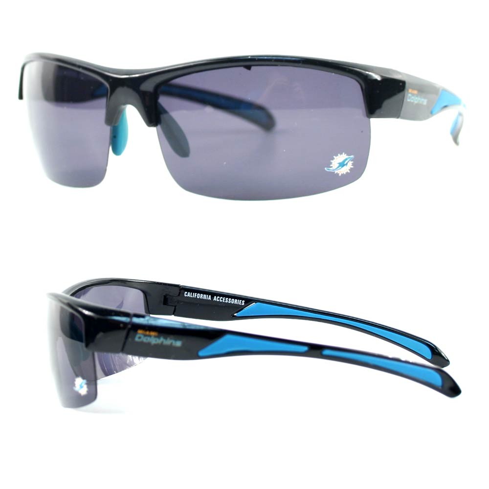 Miami Dolphins Sunglasses - Cali Style BLADE03 - $6.50 Per Pair - Wholesale Miami Dolphins Products - Dolphins Merchandise 2