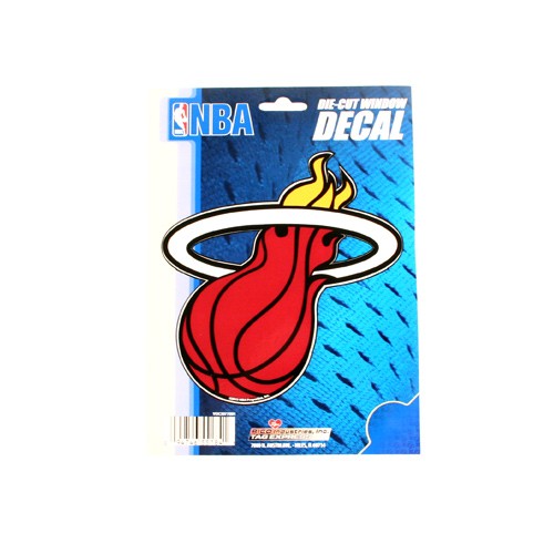 Miami Heat Decals - 5.75" x 7.75" Team Decals - 12 For $24.00 - Miami Heat
