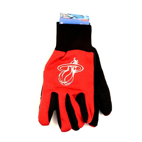 Miami Heat Gloves - FOIL Print Style - $3.50 Per Pair - Miami Heat