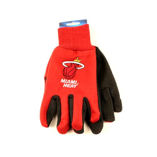 Miami Heat Gloves - Red.Black 2Tone - $3.50 Per Pair - Miami Heat