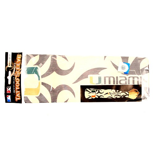 Miami Hurricanes Merchandise - Arm Tattoo Sleeve - 12 For $24.00 - Miami Hurricanes