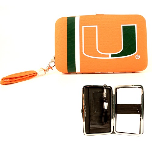 Miami Hurricanes Wristlets - Distressed Look Tech Wristlet/Wallet - $5.00 Each - Miami Hurricanes