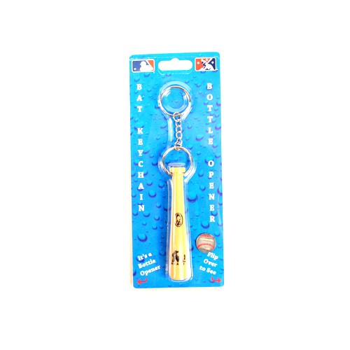 Miami Marlins Baseball - Bat With Bottle Opener Keychain - 12 For $18.00 - Wholesale Miami Marlins Products - Marlins Merchandise