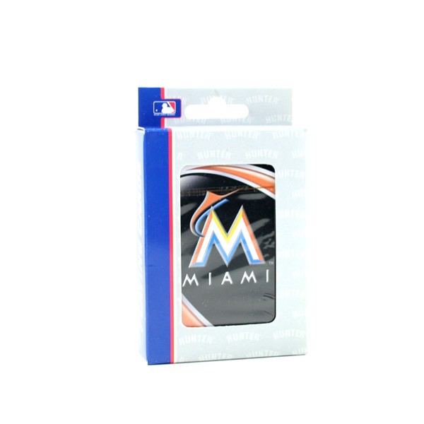 Miami Marlins Playing Cards - Hunter Style - 12 Decks For $30.00 - Wholesale Miami Marlins Products - Marlins Merchandise 2