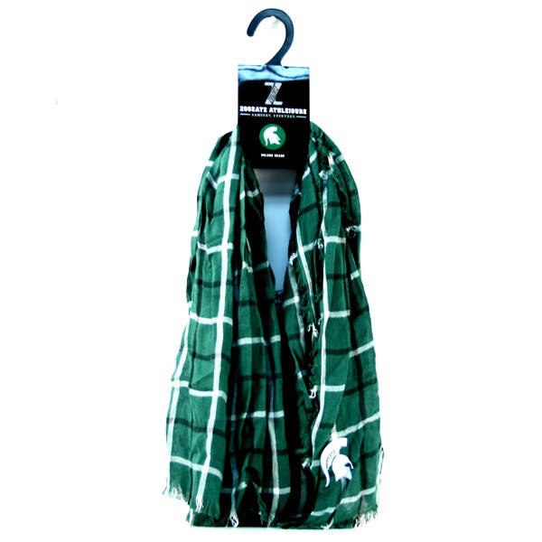 Michigan State Spartans Infinity Scarves - Window Pane Style - $8.50 Each - Michigan State