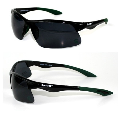 Michigan State Sunglasses - CALI05 Blade Style - Polarized - 2 Pair For $10.00 - Michigan State