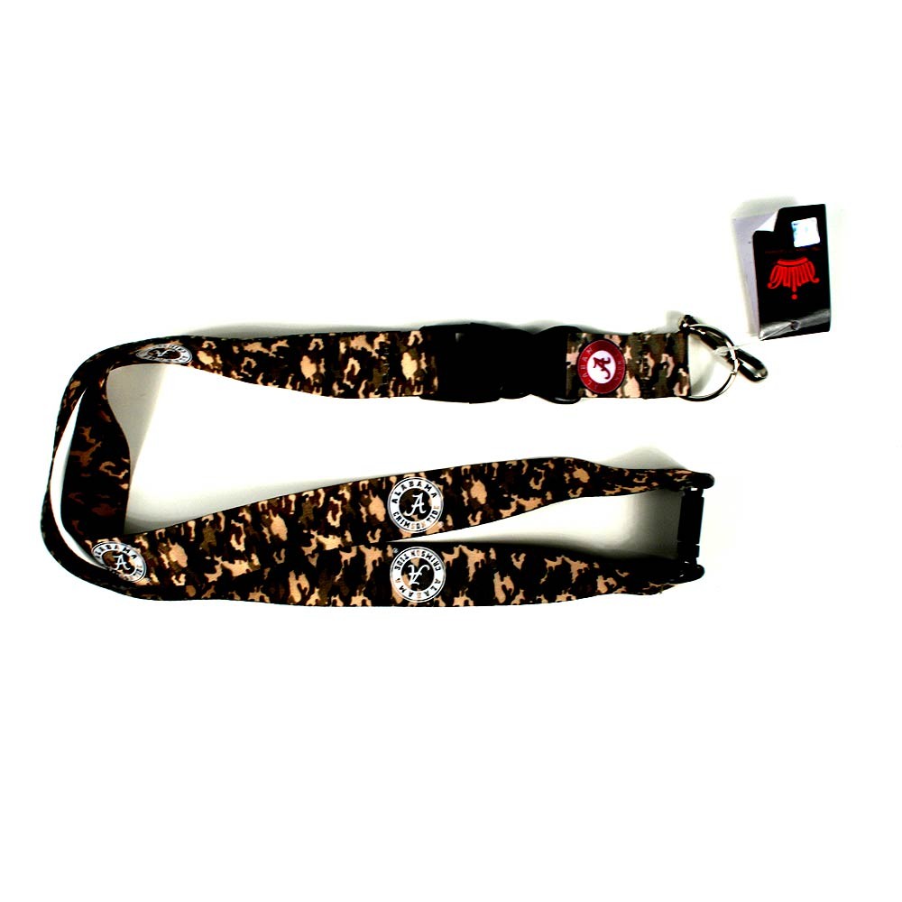 Alabama Lanyards - Army Camo Style - Premium 2Sided - 12 For $30.00 - Alabama