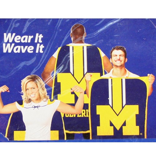 Michigan Wolverines Flags - 36"x47" Fan Flags - 2 For $15.00 - Michigan
