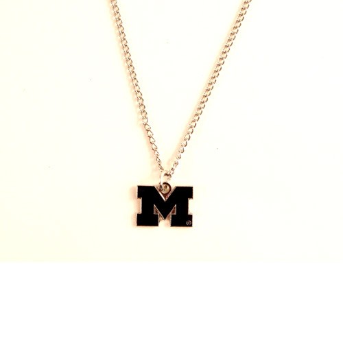 Michigan Wolverines Necklace - AMCO Metal Chain and Pendant - $3.00 - Michigan