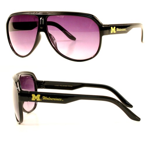 Michigan Wolverines Sunglasses - TURBO Style - 12 Pair for $66.00 - Michigan