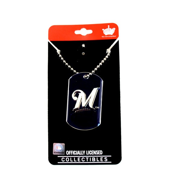 Milwaukee Brewers Dog Tags - The ENAMEL Series - 12 For $30.00 - Wholesale Milwaukee Brewers Products - Brewers Merchandise