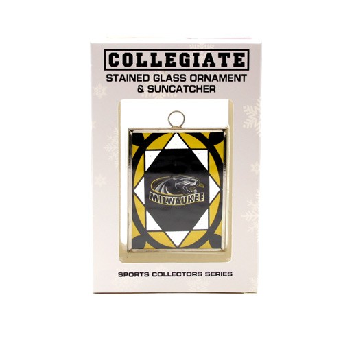 Milwaukee Panthers Ornament - Stained Glass Suncatcher Style Ornament - 12 For $30.00