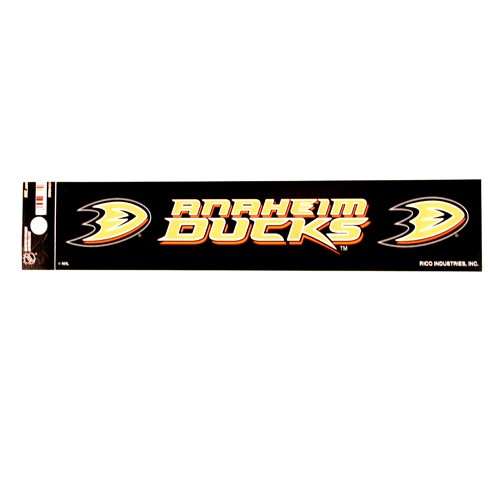 Anaheim Ducks Bumper Stickers - 2"x10" R Style - 12 For $12.00 - Anaheim Ducks