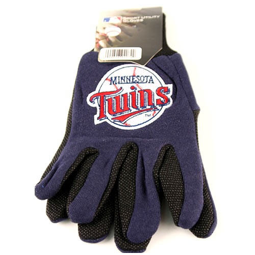 Minnesota Twins 2Tone Blue.Black Grip Gloves $3.50 Per Pair "Bring Back Kirby" - Wholesale Minnesota Twins Products - Twins Merchandise