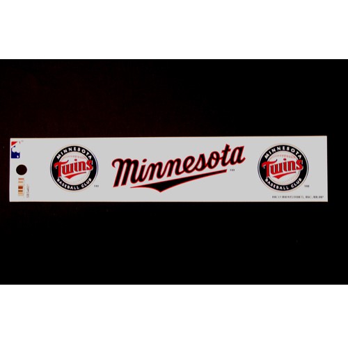 Minnesota Twins Bumper Stickers - 2"x10 R Style - 12 For $12.00 - Wholesale Minnesota Twins Products - Twins Merchandise