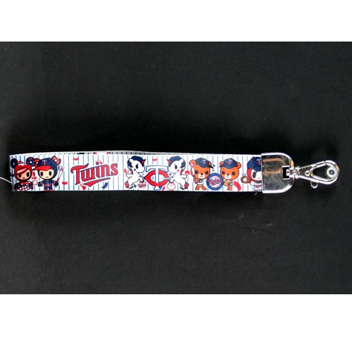 Minnesota Twins Carabiners - Toon Style Wristlets - 12 For $18.00 - Wholesale Minnesota Twins Products - Twins Merchandise