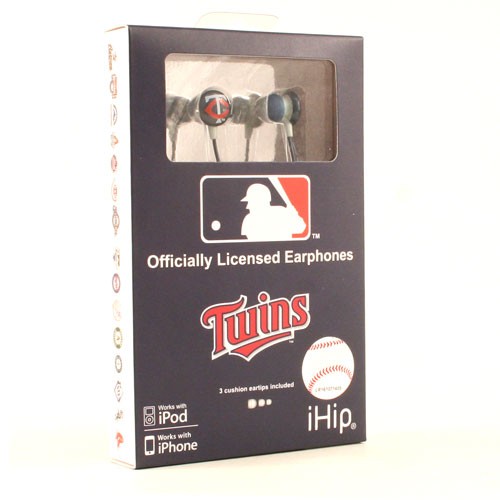 Minnesota Twins Earbuds - IHIP Earbuds - 12 Earbuds For $54.00 - Wholesale Minnesota Twins Products - Twins Merchandise
